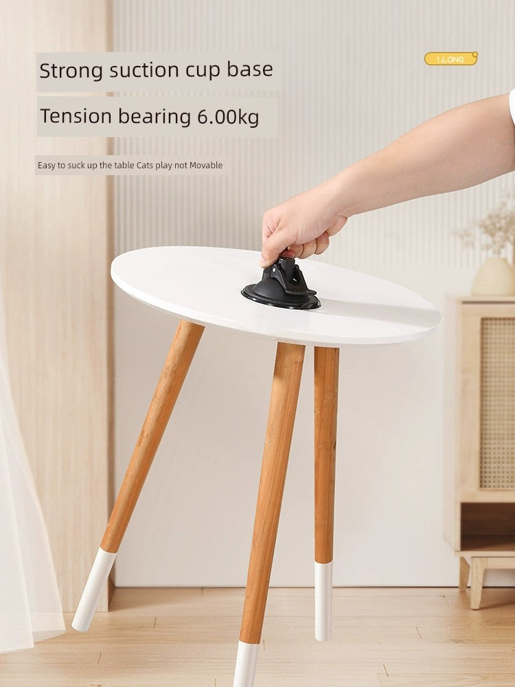 Relieving Stuffy Handy Gadget Long Brush Holder Pet Cat Toy with Suction Cup